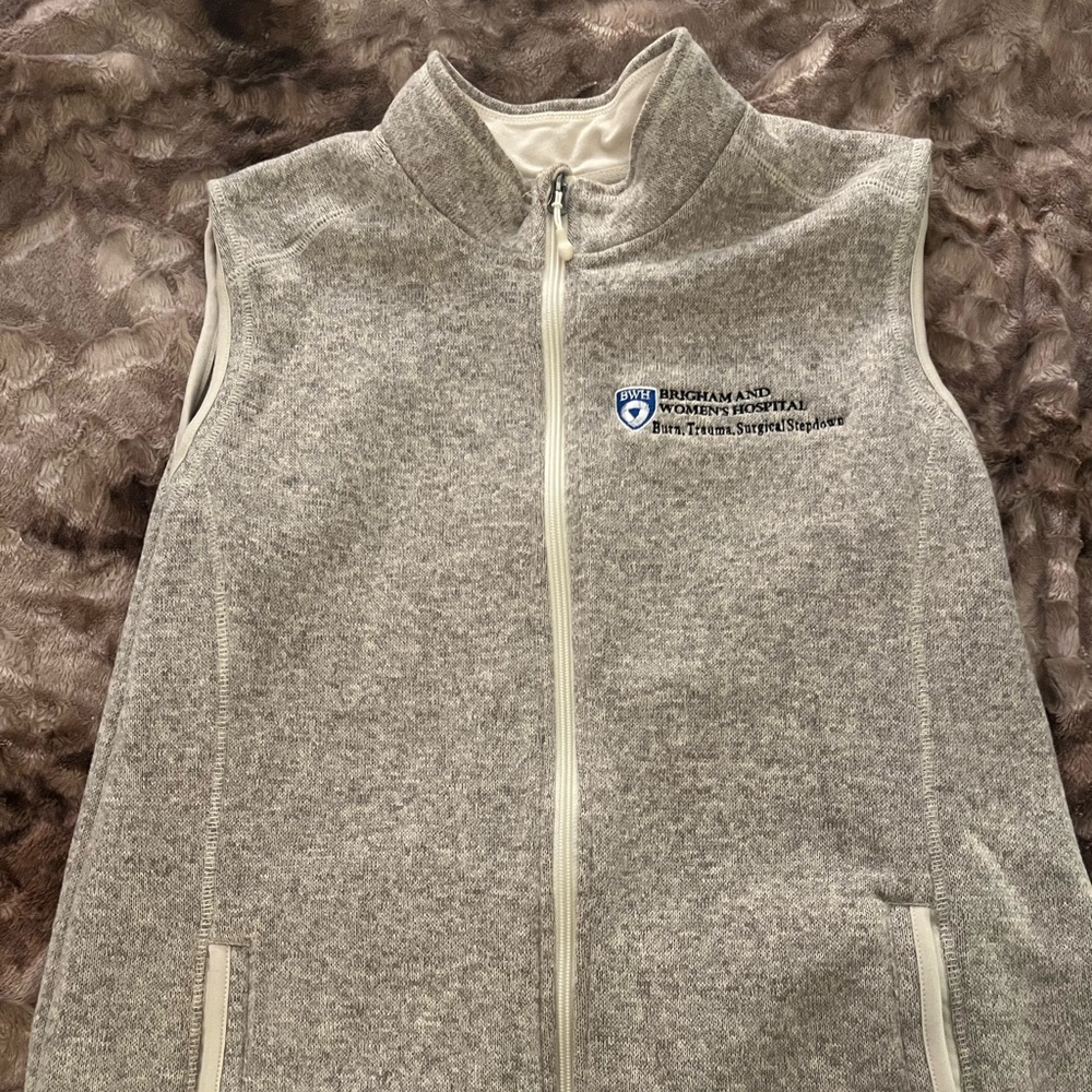 Brigham and Women’s Hospital Heather grey vest